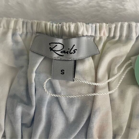 Rails Octavia Dress In Seashells, Sleeveless Coastal Keyhole Bodice Sz S NWT - Picture 9 of 11